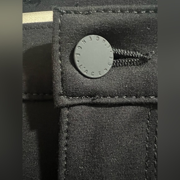 L'AGENCE JOETTA HIGH-RISE BACK ZIP Skinny Pants Sz 27 - Picture 6 of 10